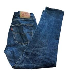 Levi’s 501 Original Fit Jeans Dark Indigo – Button Fly – Men’s tag 30X30